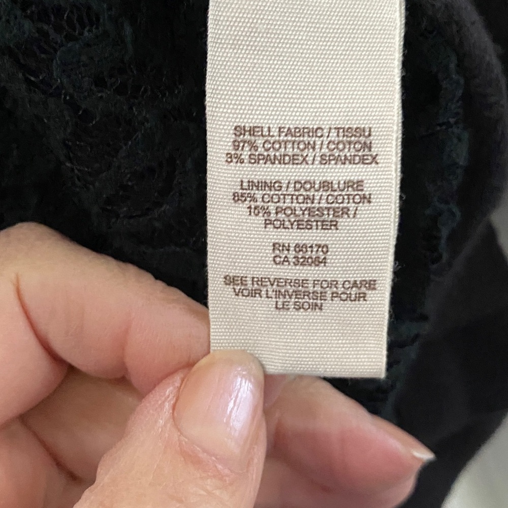 Free People Black Blazer with Button Details - Picture 8 of 8